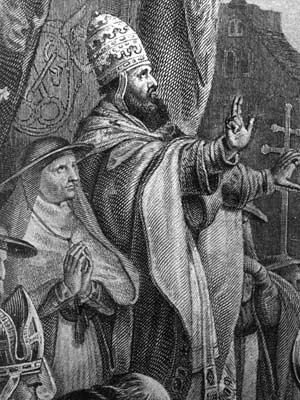 Papa Urbano II: Deus lo vult (Dio lo vuole)